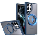 Metal Lens Magnetic Bracket Phone Case