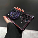 Decompression Gyro Magnetic Bracket Phone Case